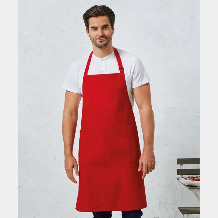 Premier Recycled Polyester & Organic Cotton Apron PR120 Recycled Polyester & Organic Cotton Apron Thumbnail
