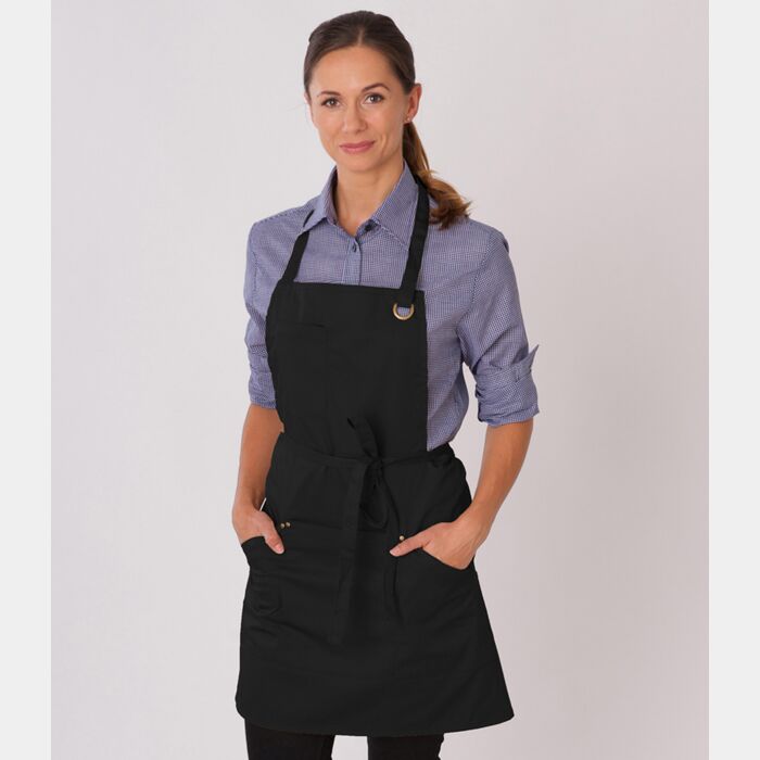 Le Chef Le Chef Utility Bib Apron LE100 Le Chef Utility Bib Apron Thumbnail