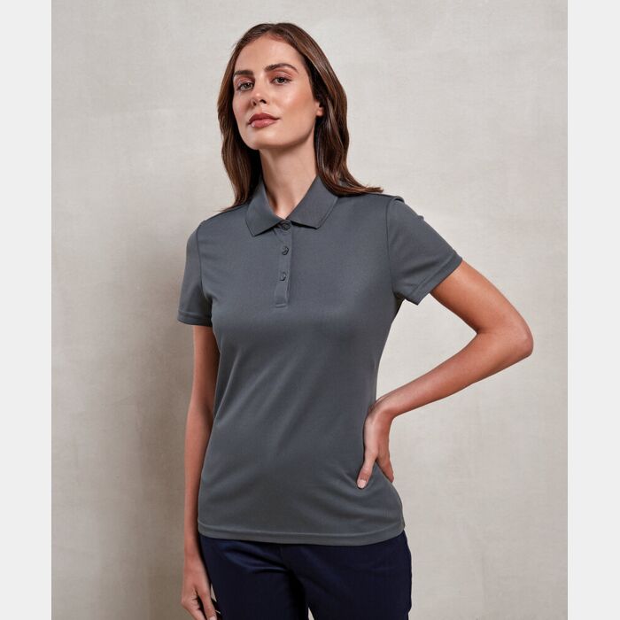 Women’s Spun Dyed Recycled Polo Shirt Thumbnail