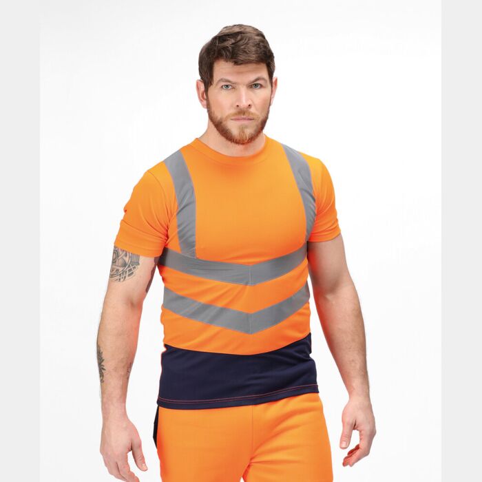Regatta High Visibility Pro hi-vis short sleeve t-shirt RG463 Pro hi-vis short sleeve t-shirt Thumbnail