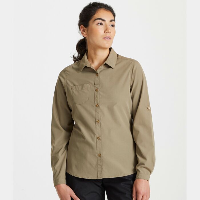 Craghoppers Expert Ladies Kiwi Long Sleeve Shirt Thumbnail