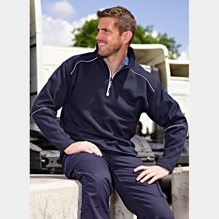 ORN Workwear Fireback Quarter Zip Sweatshirt 1283 Fireback Quarter Zip Sweatshirt Thumbnail