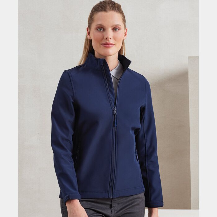 Premier Women’s Windchecker® printable and recycled softshell jacket PR812 Women’s Windchecker® printable and recycled softshell jacket Thumbnail