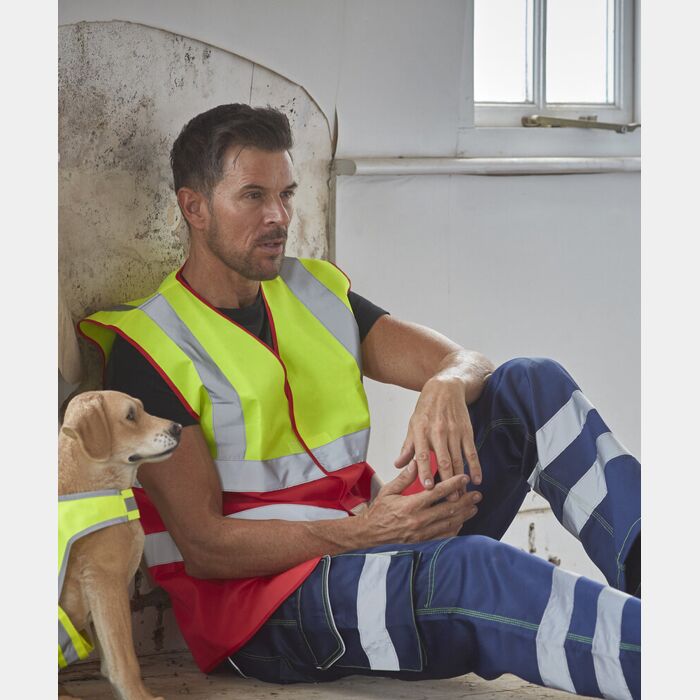 Yoko Hi-vis two-tone waistcoat (HVW122) YK107 Hi-vis two-tone waistcoat (HVW122) Thumbnail