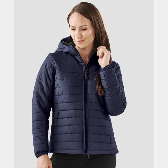 Stormtech Women’s Nautilus quilted hooded jacket ST213 Women’s Nautilus quilted hooded jacket Thumbnail
