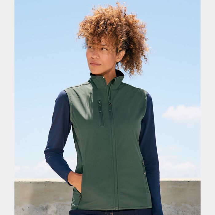 SOL'S Ladies Falcon Recycled Soft Shell Bodywarmer Thumbnail