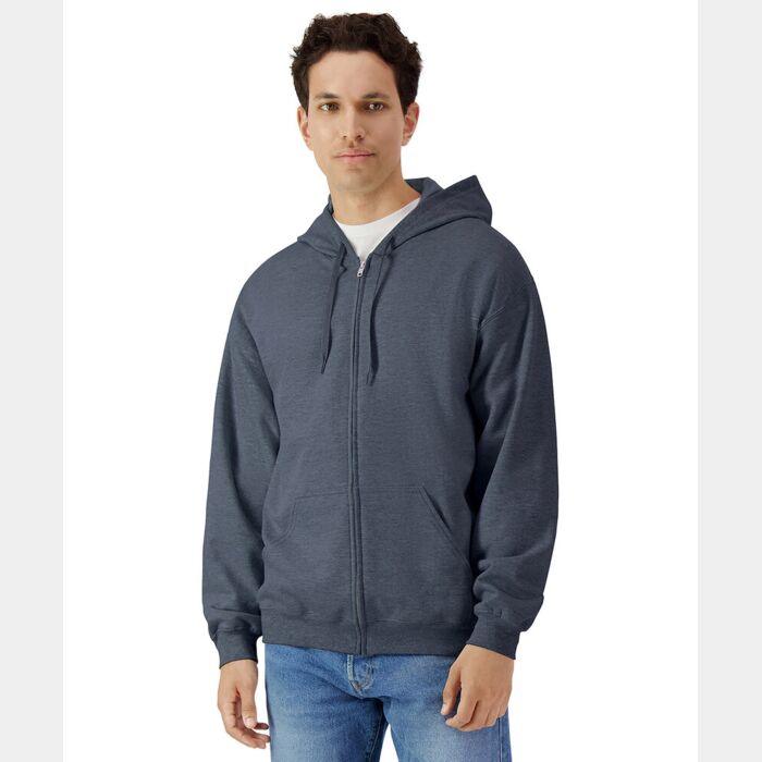 Gildan Softstyle™ midweight fleece adult full-zip hooded sweatshirt GD068 Softstyle™ midweight fleece adult full-zip hooded sweatshirt Thumbnail