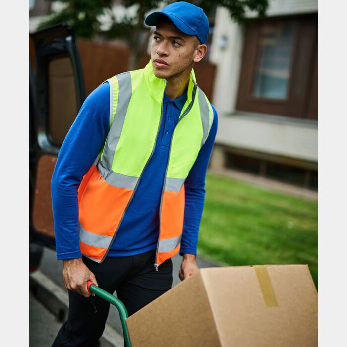 Regatta High Visibility Pro hi-vis full-zip gilet RG472 Pro hi-vis full-zip gilet Thumbnail