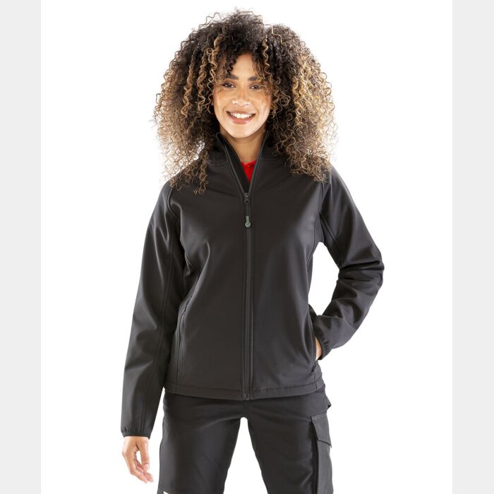 Result Genuine Recycled Women’s recycled 3-layer printable hooded softshell R911F Women’s recycled 3-layer printable hooded softshell Thumbnail