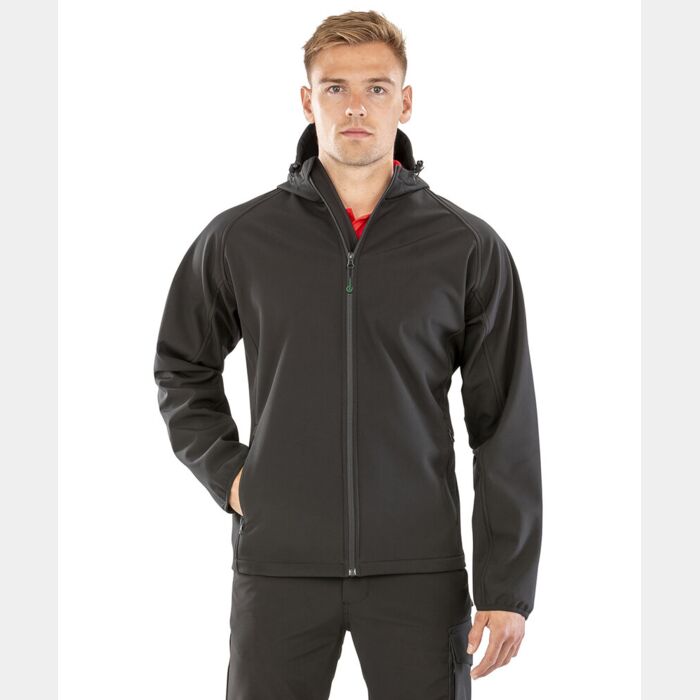 Result Genuine Recycled Recycled 3-layer printable hooded softshell R911M Recycled 3-layer printable hooded softshell Thumbnail