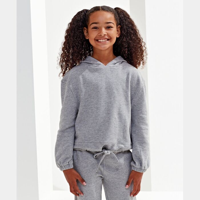 Kids TriDri® recycled cropped oversize hoodie Thumbnail