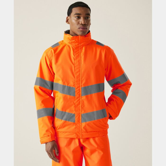 Regatta High Visibility Hi-vis Pro contract Dover jacket RG477 Hi-vis Pro contract Dover jacket Thumbnail