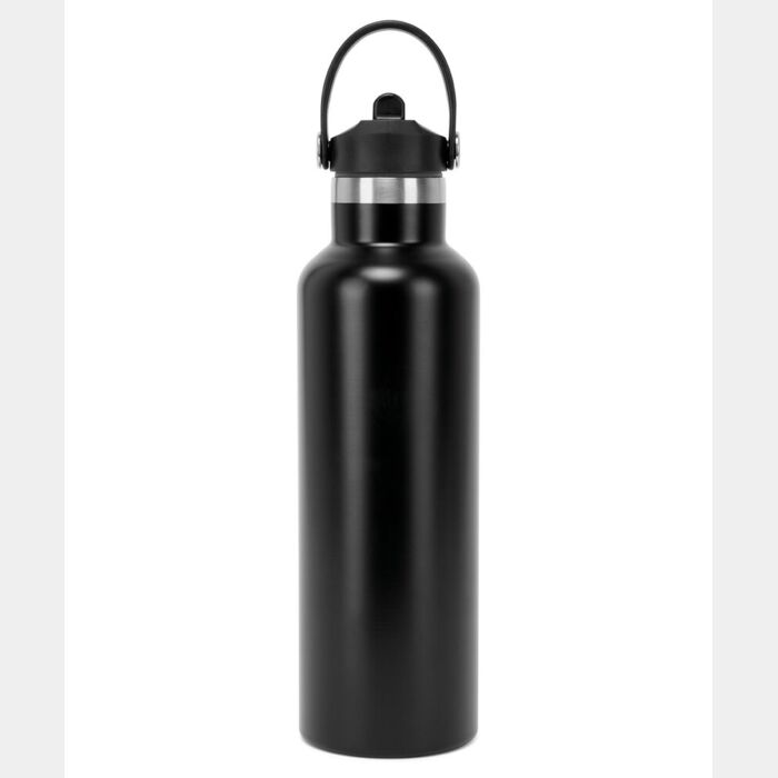 TriDri® Vacuum sports water bottle with flip-up straw Thumbnail