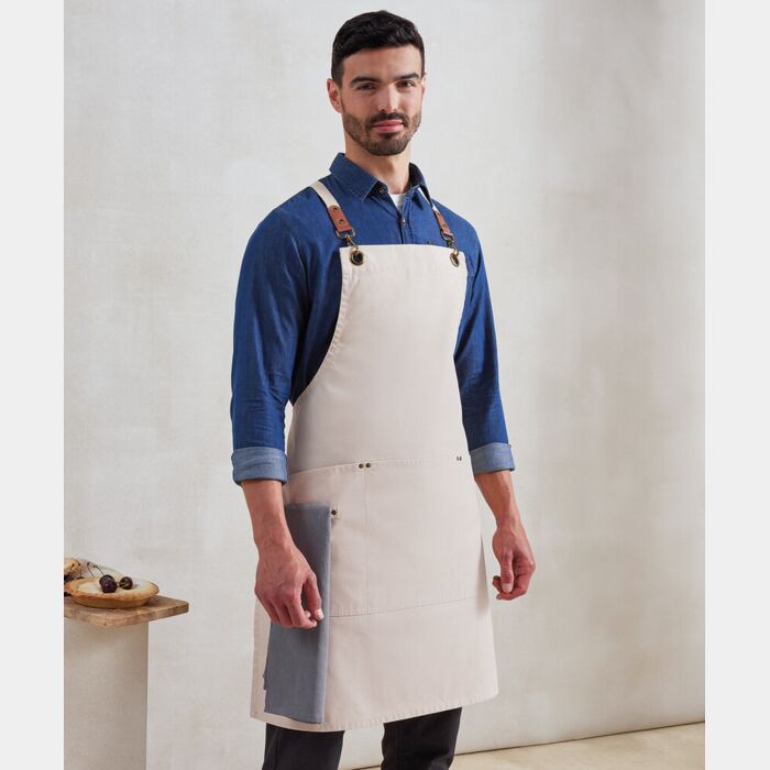 Clip ‘n’ Clasp cross-back bib apron Thumbnail