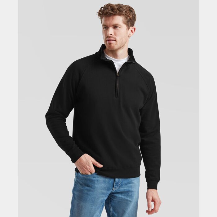 Fruit of the Loom Classic 80/20 zip neck sweatshirt SS230 Classic 80/20 zip neck sweatshirt Thumbnail