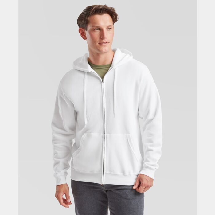 Fruit of the Loom Classic 80/20 hooded sweatshirt jacket SS222 Classic 80/20 hooded sweatshirt jacket Thumbnail