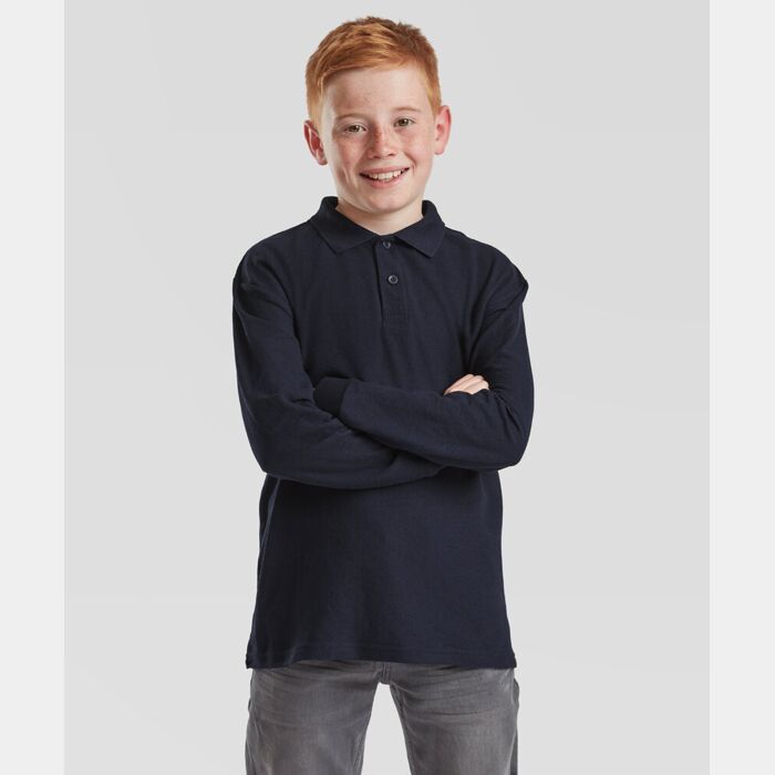 Fruit of the Loom Kids long sleeve 65/35 polo SS320 Kids long sleeve 65/35 polo Thumbnail