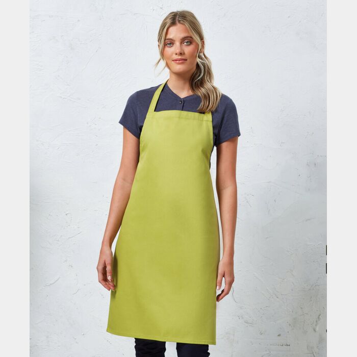 Premier 100% Organic Cotton Bib Apron PR102 100% Organic Cotton Bib Apron Thumbnail