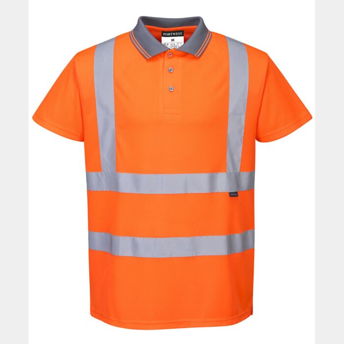 Hi-vis short sleeved polo (S477/RT22) Thumbnail