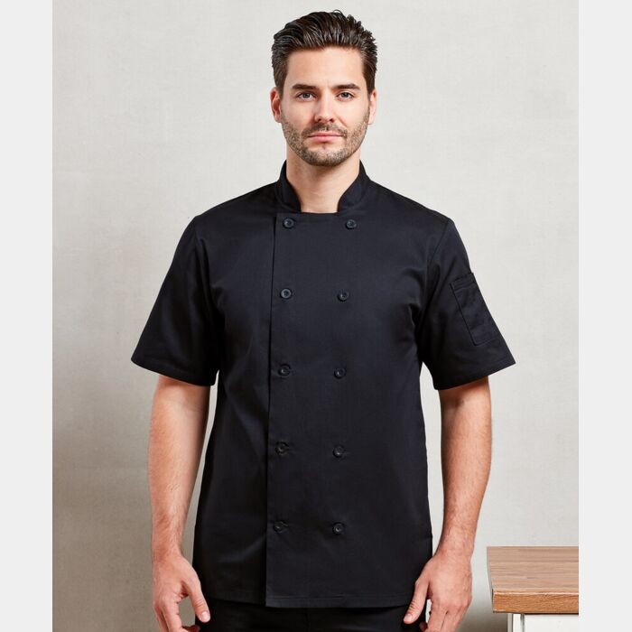 Premier Short sleeve chef’s jacket PR656 Short sleeve chef’s jacket Thumbnail