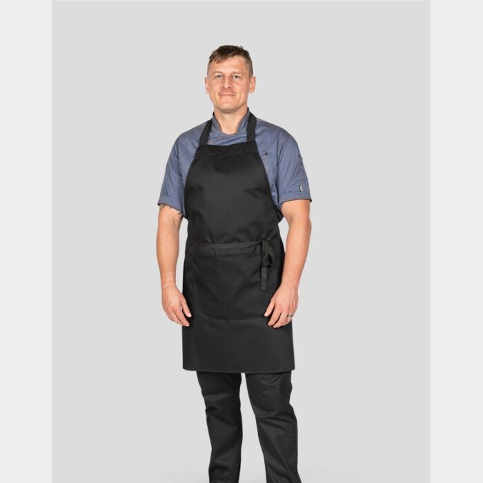 Dennys Low Cost Bib Apron With Pocket DP55CNQ Low Cost Bib Apron With Pocket Thumbnail