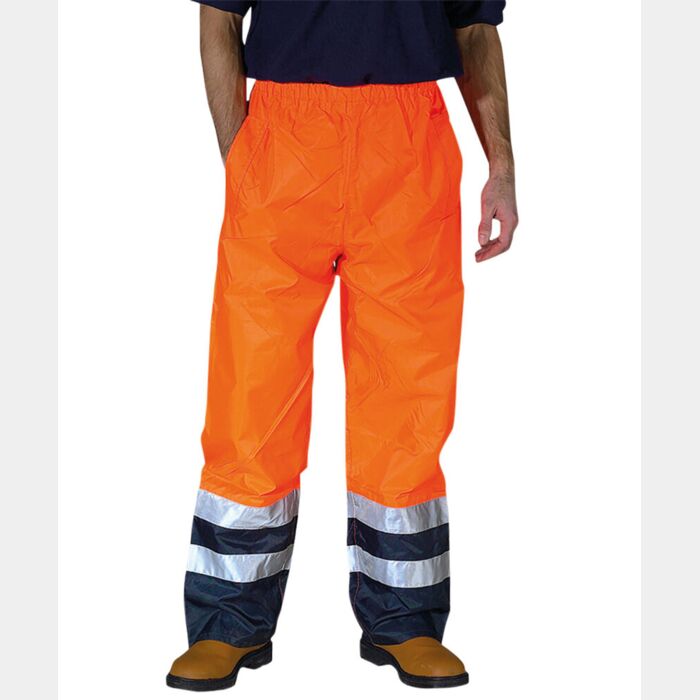 Yoko Hi-vis waterproof overtrousers (HVS463) YK072 Hi-vis waterproof overtrousers (HVS463) Thumbnail