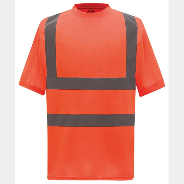 Yoko Hi-vis short sleeve t-shirt (HVJ410) YK025 Hi-vis short sleeve t-shirt (HVJ410) Thumbnail