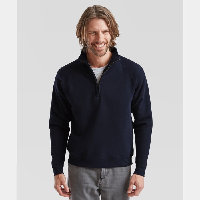 Fruit of the Loom Premium 70/30 zip-neck sweatshirt SS830 Premium 70/30 zip-neck sweatshirt Thumbnail