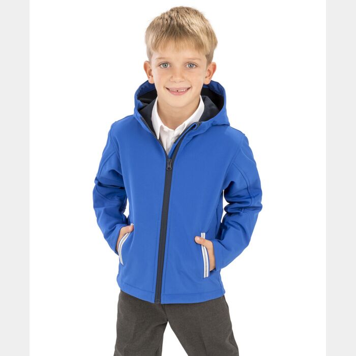 Result Core Core junior TX performance hooded softshell jacket R224J Core junior TX performance hooded softshell jacket Thumbnail
