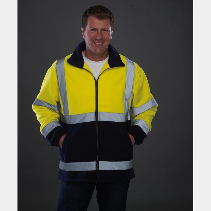 Yoko Hi-vis heavyweight fleece jacket (HVK08) YK042 Hi-vis heavyweight fleece jacket (HVK08) Thumbnail