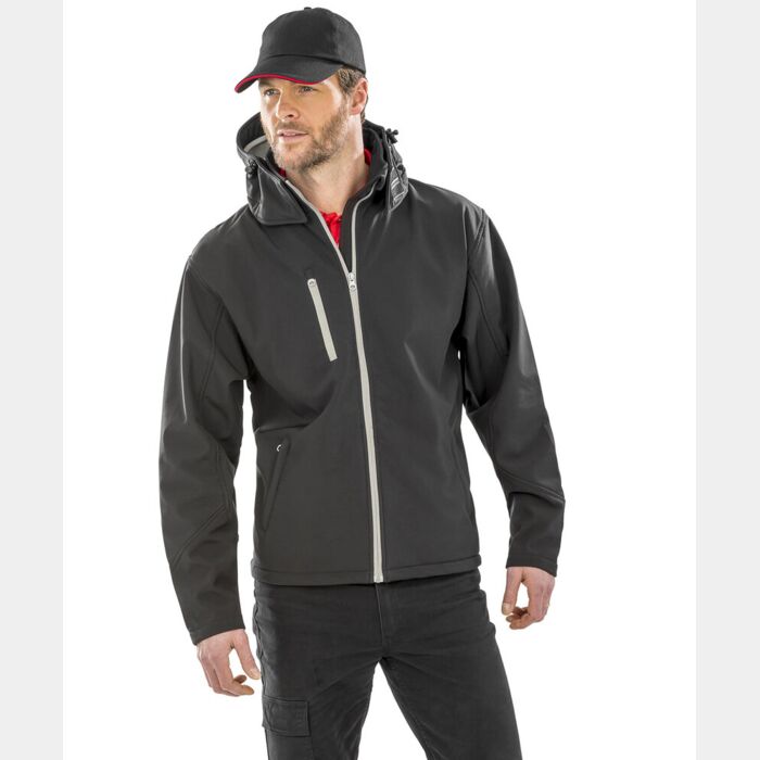 Result Core Core TX performance hooded softshell jacket R230M Core TX performance hooded softshell jacket Thumbnail