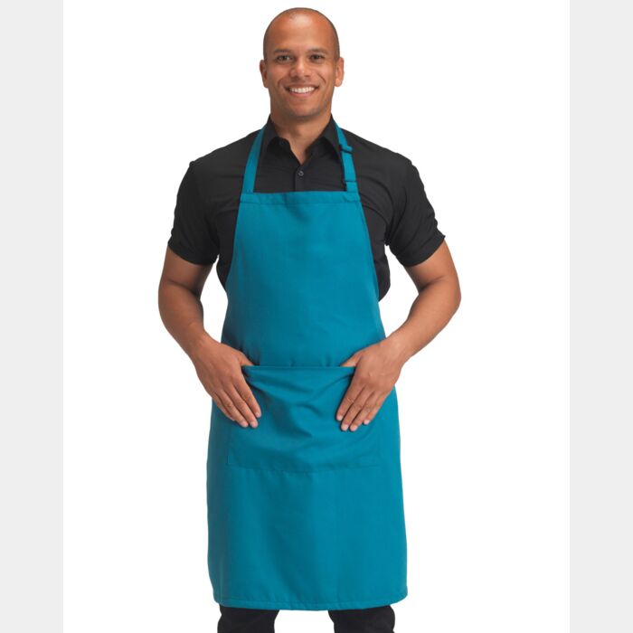 Dennys Recycled Bib Apron With Pocket DP210 Recycled Bib Apron With Pocket Thumbnail