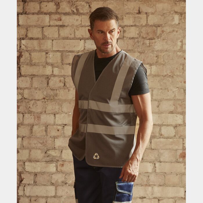 Yoko Top cool open mesh 2-band-and-braces waistcoat (HVW120) YK006 Top cool open mesh 2-band-and-braces waistcoat (HVW120) Thumbnail