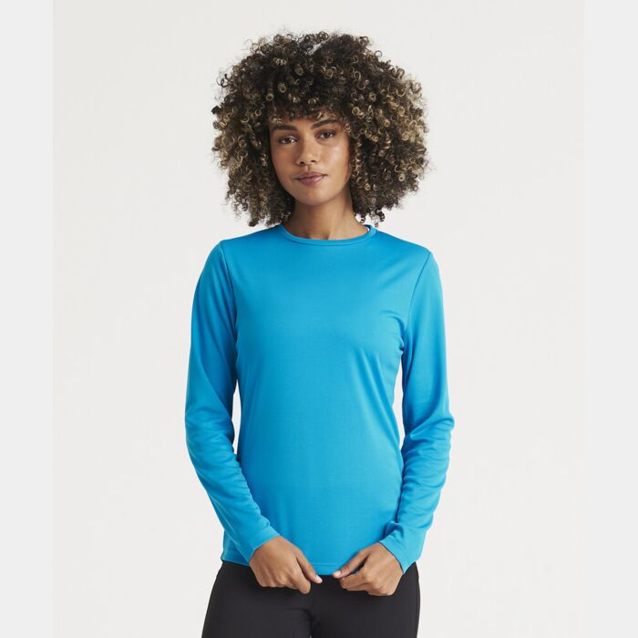 Women's long sleeve cool T Thumbnail