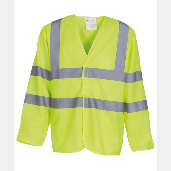 Yoko Hi-vis long sleeve waistcoat (HVJ200) YK007 Hi-vis long sleeve waistcoat (HVJ200) Thumbnail