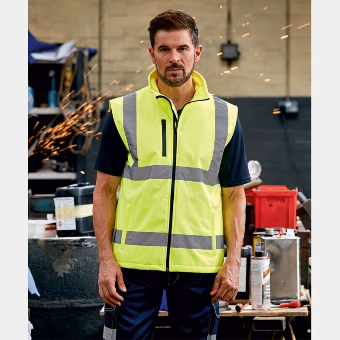 Yoko Hi-vis softshell gilet (HV006) YK050 Hi-vis softshell gilet (HV006) Thumbnail