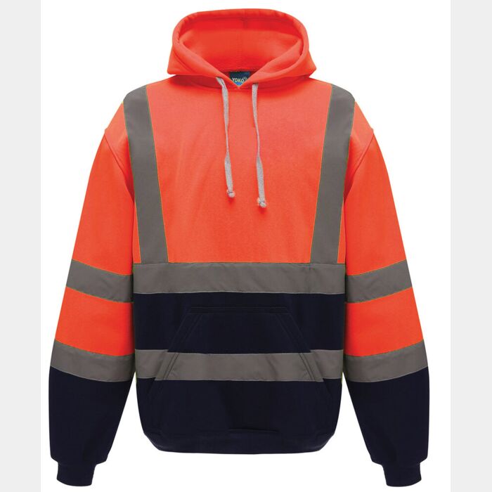 Yoko Hi-vis pull-over hoodie (HVK05) YK032 Hi-vis pull-over hoodie (HVK05) Thumbnail