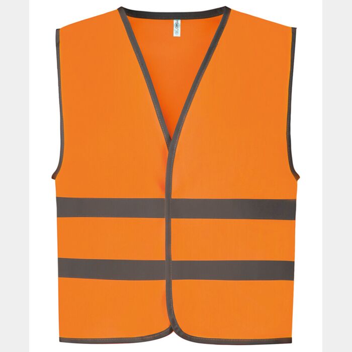 Yoko Hi-vis reflective border kids waistcoat (HVW102CH) YK102 Hi-vis reflective border kids waistcoat (HVW102CH) Thumbnail