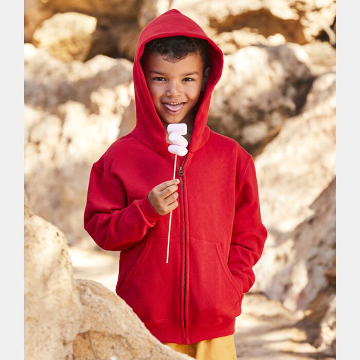 Fruit of the Loom Fruit of the Loom Kids Classic Zip Hooded Sweatshirt SS16B Fruit of the Loom Kids Classic Zip Hooded Sweatshirt Thumbnail