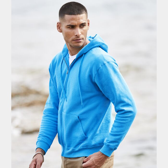 Fruit of the Loom Fruit of the Loom Classic Zip Hooded Sweatshirt SS16 Fruit of the Loom Classic Zip Hooded Sweatshirt Thumbnail