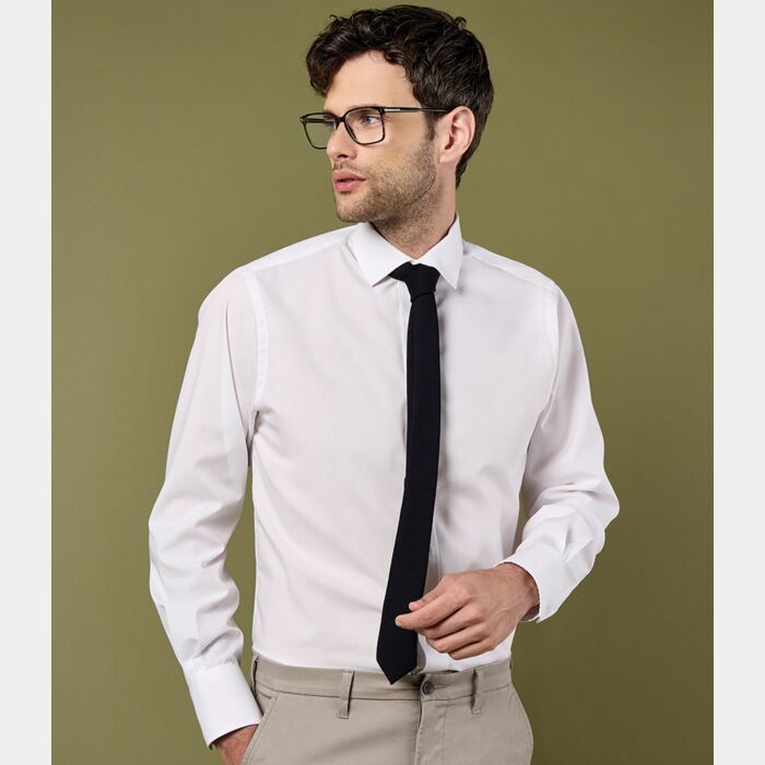 Kustom Kit Long Sleeve Tailored Business Shirt Thumbnail