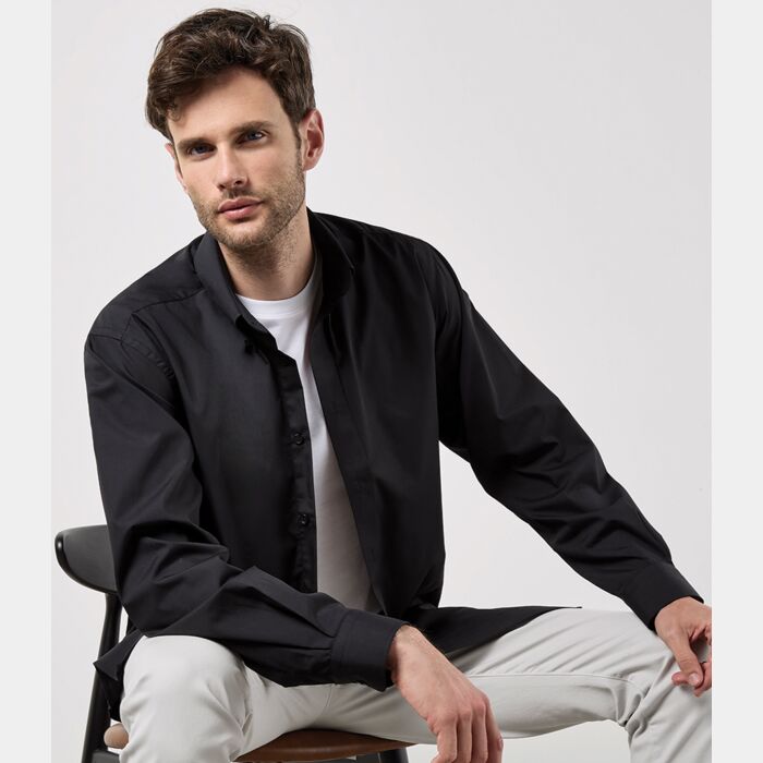 Kustom Kit Long Sleeve Classic Fit Workforce Shirt Thumbnail