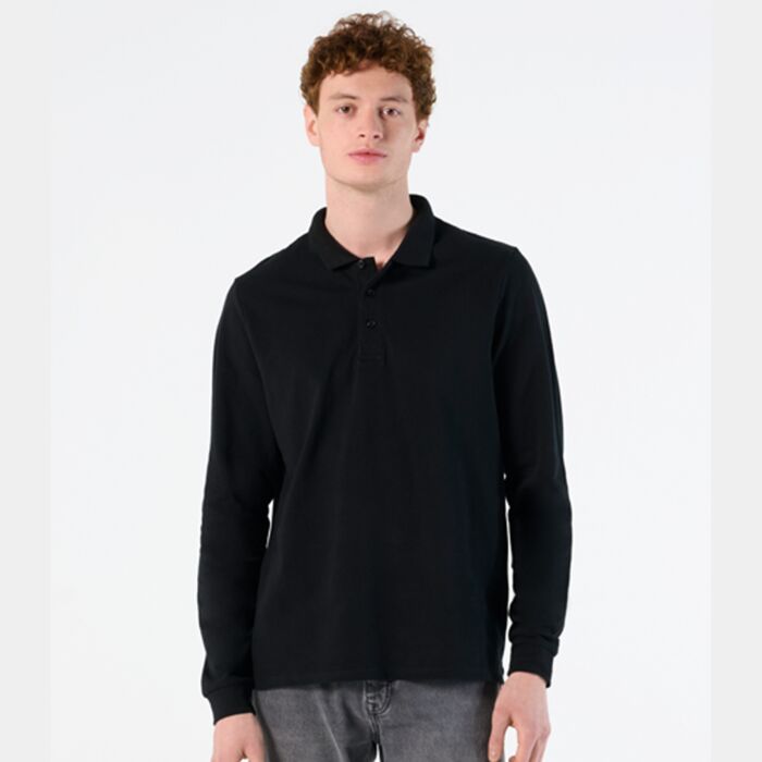 SOL'S Winter II Long Sleeve Cotton Piqué Polo Shirt Thumbnail
