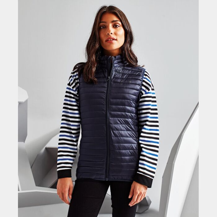 Women's tribe fineline padded gilet Thumbnail