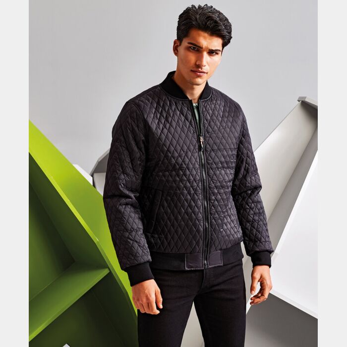 Quilted flight jacket Thumbnail