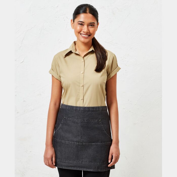 Premier Jeans stitch denim waist apron PR125 Jeans stitch denim waist apron Thumbnail