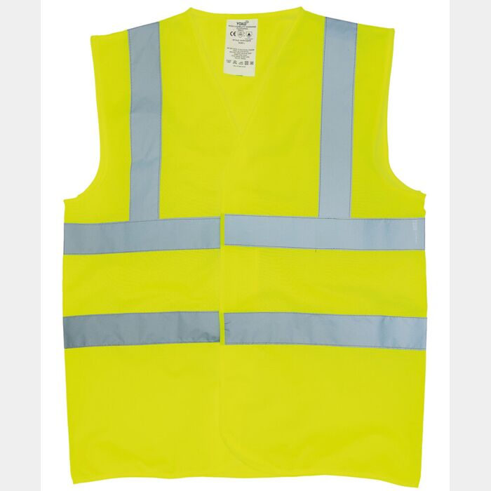 Yoko Flame-retardant hi-vis sleeveless waistcoat (HVW100FR) YK016 Flame-retardant hi-vis sleeveless waistcoat (HVW100FR) Thumbnail