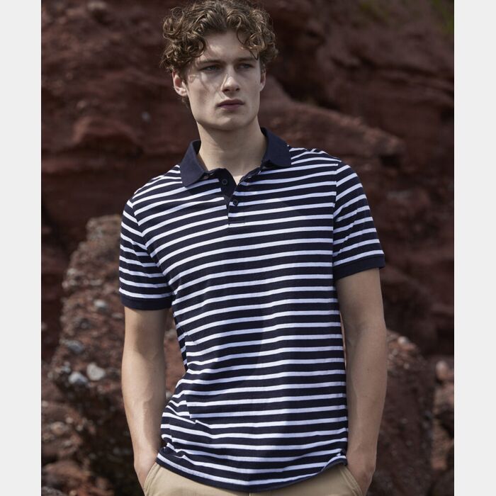 Striped Jersey polo shirt Thumbnail