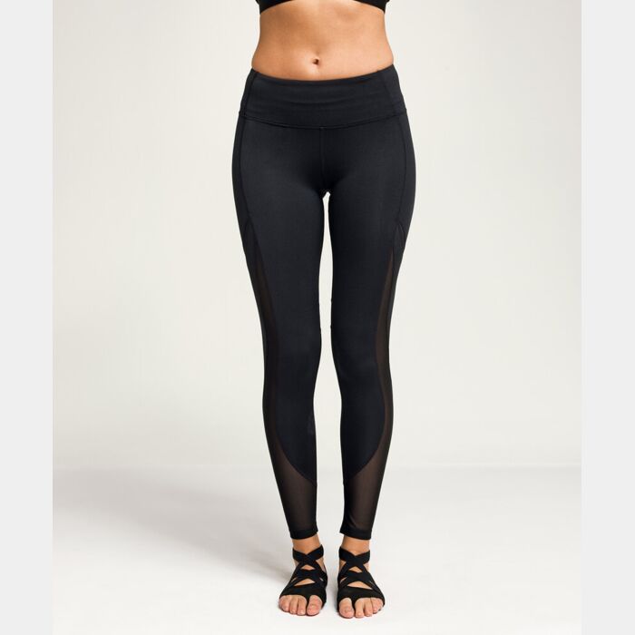 Women's TriDri® mesh tech panel leggings full-length Thumbnail