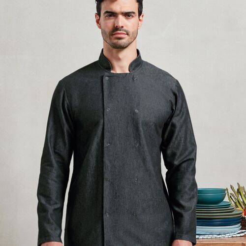 Denim chef's jacket Thumbnail